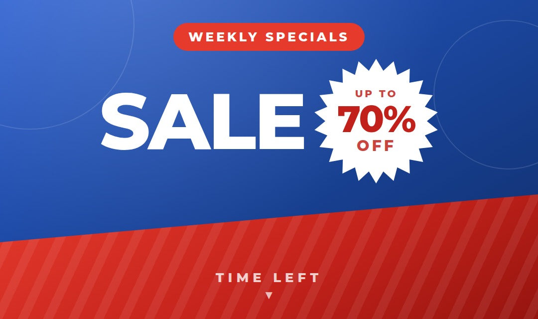 Weekly Specials - up to 70% off